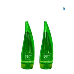WOKALI - Aloe Vera 99% Gel Calmante Fruit of the 260ml 2 Unidades