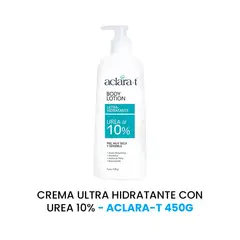GENERICO - Crema Ultra hidratante con urea 10% Aclara-T 450Gr