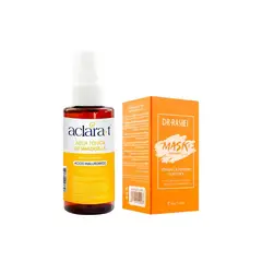 GENERICO - Agua tónica de Manzanilla 60ml + Mascarilla Vitamina C 42Gr