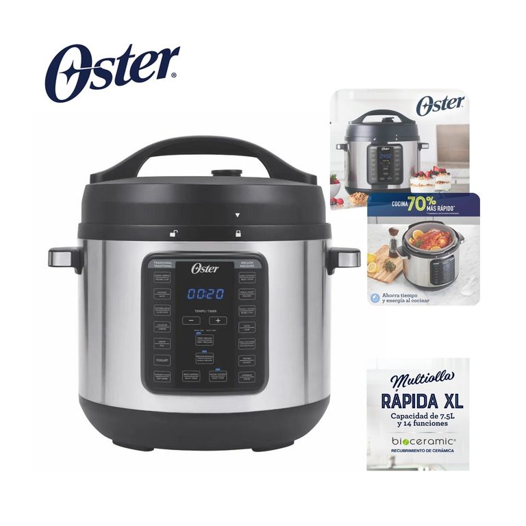 MultiOlla Rápida XL Oster® 7,5 litros y 14 Funciones