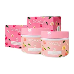 BIOAQUA - Exfoliante Ácido Fruta Extracto De Melocotón 140Gr 2 Unidades