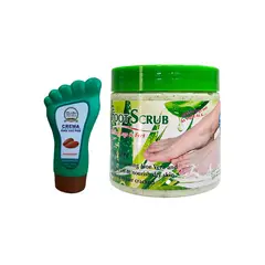 NEVADA NATURAL PRODUCTS - Crema Almendra + Exfoliante para los Pies 120ml Aloe Vera 500ml Wokali