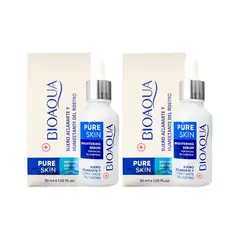 BIOAQUA - Suero Aclarante y Humectante Del Rostro 30Gr 2 Unidades