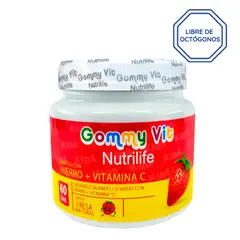 GENERICO - GOMITAS CON HIERRO MAS VITAMINA C