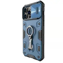 NILLKIN - Case CamShield Armor para IPhone 13 Pro - Azul