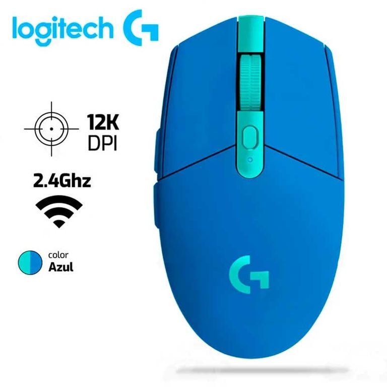 Mouse G305 Inalambrico 12,000 DPI Azul