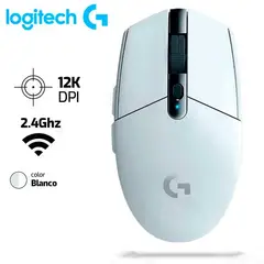 LOGITECH - Mouse G305 Inalambrico 12,000 DPI Blanco
