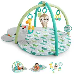 PERU IMPORTACIONES - BRIGHT STARTS HUG ‘N CUDDLE ELEPHANT ACTIVITY BABY GYM