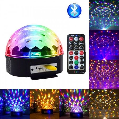 Parlante Mp3 Con Bluetooth Y Luces Disco Sicodélicas Audioritmico