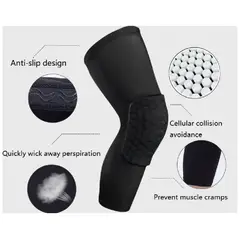 GENERICO - Rodillera Acolchada 2 unidades - NEGRO TALLA M