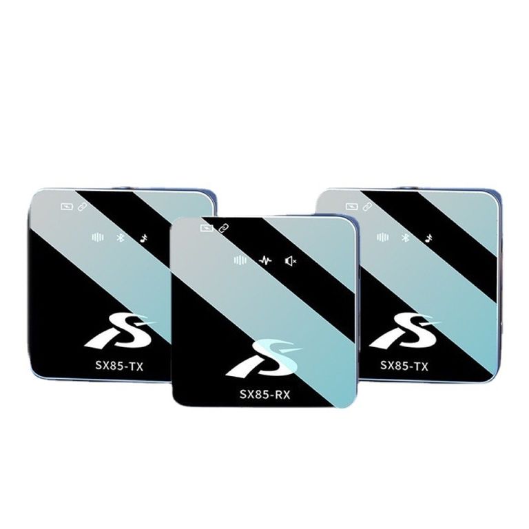 Micrófonos Inalámbricos Dual SX85 3 en 1 TipoC, iPhone y cámara DSLR