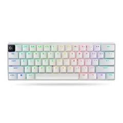 LOGITECH - Nuevo Teclado Inalámbrico LogitechG PRO X 60 LIGHTSPEED Blanco
