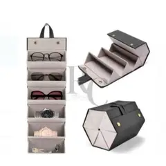 GENERICO - Porta Lentes Plegable de 6 Compartimientos A1