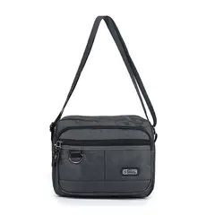 GENERICO - Morral Bandolera casual de nilón para hombre