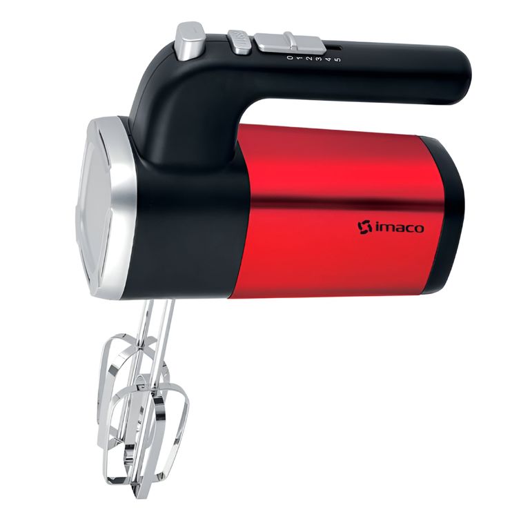 Batidora De Mano Imaco HM400R Acero Inoxidable 5 Velocidades