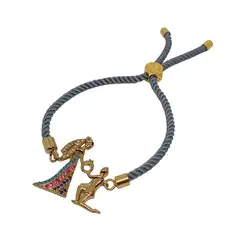 LUCYANA JOYAS Y ACCESORIOS - Pulsera Mujer Hilo Plateado y dije Pedida de Mano Anillo Compromiso