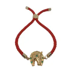 LUCYANA JOYAS Y ACCESORIOS - Pulsera para Mujer con Hilo Rojo y dije de Caballo