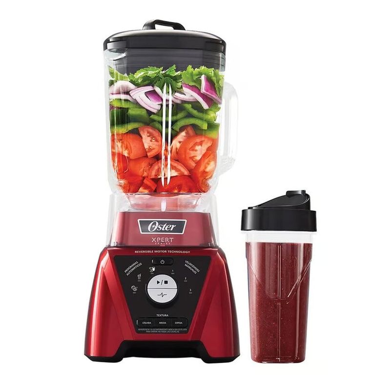 Licuadora Oster® con control de textura BLST3B Roja