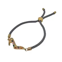 LUCYANA JOYAS Y ACCESORIOS - Pulsera para Mujer con Hilo Plata y Zapato de tacón - Joyas Lucyana