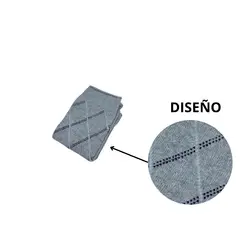 GENERICO - Pack de 3 Medias de Vestir Hombre Gris y Celeste