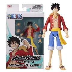 BANDAI - Anime Heroes - One Piece - Figura de acción Luffy