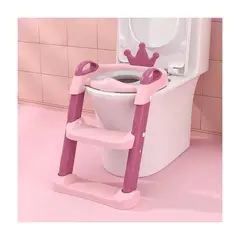 GRETAIL - Inodoro Bacín Asiento Infantil Niño Con Escalera Rosado