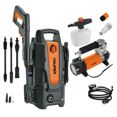 Truper - Combo Hidrolavadora 1500PSI + compresor de aire 150PSI