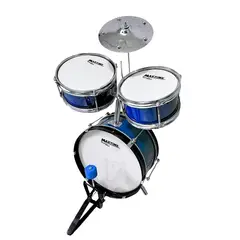 MAXTONE - Batería Acústica para niños - Azul