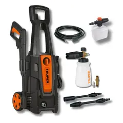 TRUPER - Combo Hidrolavadora 1800psi + dispensador de jabon con cañon