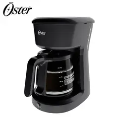 OSTER - Cafetera 12 tazas con filtro permanente BVSTDCS12B