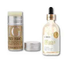 IMPORTADO MC - Serum Snail France 24k Gold + Barra de Cera para el Cabello Anti Frizz