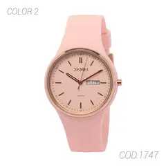 SKMEI - RELOJ ACUÁTICO MUJER 1747 - Rojo