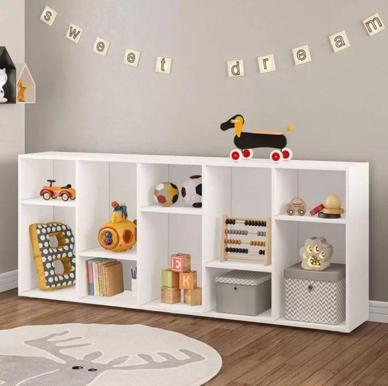 Estante Librería Infantil Montessori Mateo Blanco Decoban Ho