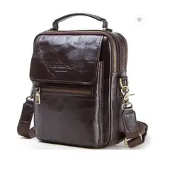 CONTACTS - Morral Mensajero de Cuero MB118 Hombres