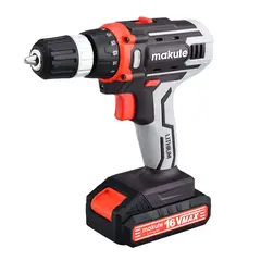 MAKUTE - Atornillador Inalámbrico 16v - 15ah - Maleta -