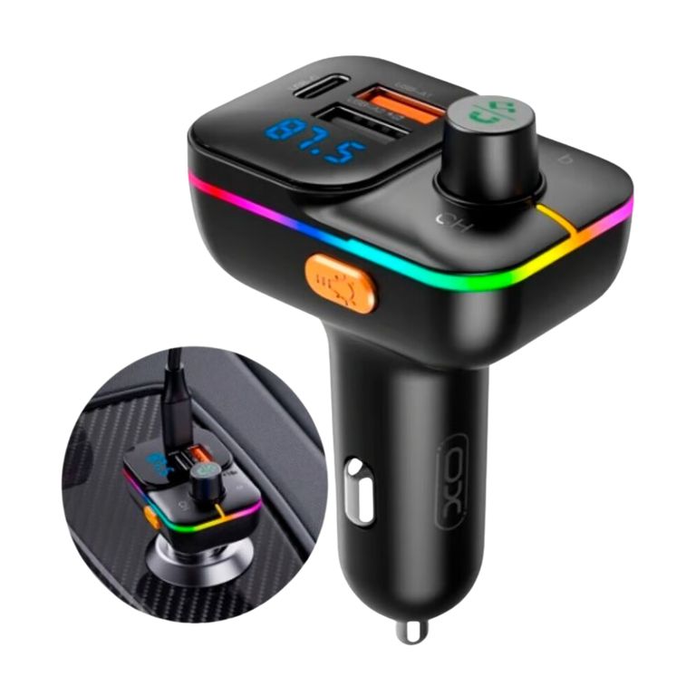 Cigarrera Bluetooth Cargador de auto USB Tipo C 2500W