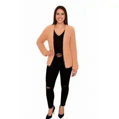 3K PERU SOLO CALIDAD - 3KPeru- Cardigan Abrigador Vinchante - Rosa Salmón
