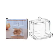GENERICO - Organizador Transparente Acrílico para hisopos