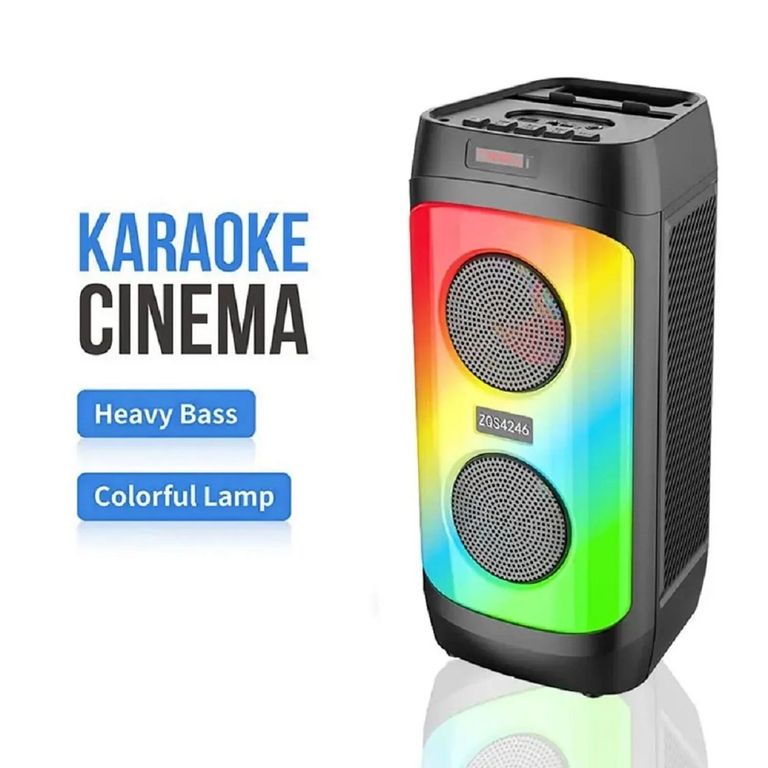 PARLANTE INALÁMBRICO ZQS-4246 BLUETOOTH LUZ LED C