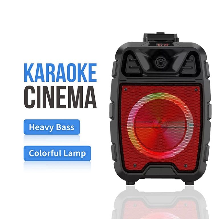 PARLANTE INALÁMBRICO ZQS-8125 BLUETOOTH LUZ LED C