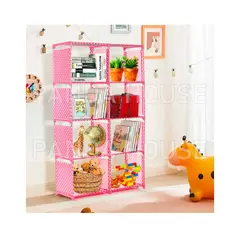 SM - ESTANTE DE ZAPATOS + ORGANIZADOR LIBRERO ROSADO