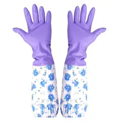 GENERICO - Guantes Multiusos de Silicona Antideslizantes para Cocina Morado