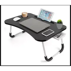 GENERICO - Mesa de laptop con cajón plegable de calidad