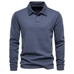 BLWOENS - Camisa Manga Larga Hombre PL255-Azul