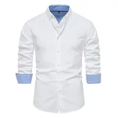 BLWOENS - Camisa Manga Larga Hombre SH700-Blanco