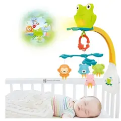 HUANGER - Juguete Móvil Proyector Musical para Cunas Ranita