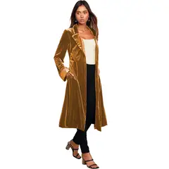 BLWOENS - Chaqueta de para mujeres MC0120-Amarillo