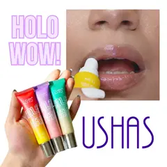 GENERICO - Lipgloss Brillo Labial Destellos Holograficos Ushas