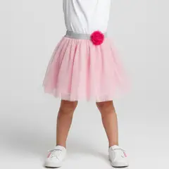 GENERICO - Falda Para Niña Con Cintura Escarchada