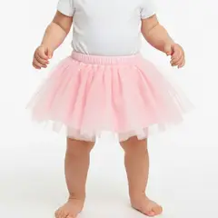 GENERICO - Falda FUCSIA Para bebé y Niña Escarchada